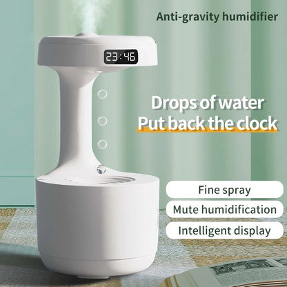MistyTime Anti-Gravity Humidifier Clock